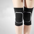 thumbnail image 4 of PBPBOX 1Pair Volleyball Knee Pads Black Thick Foam Shock Absorption Breathable Sports Protection, 4 of 7