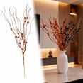 thumbnail image 4 of FENGGHAO Artificial Flowers Halloween Glitter Twigs Branches With Curly Berry Picks, Fall Decor For Vase Filler, Autumn Home Table Decoration And Seasonal Arrangement In Orange, 4 of 6