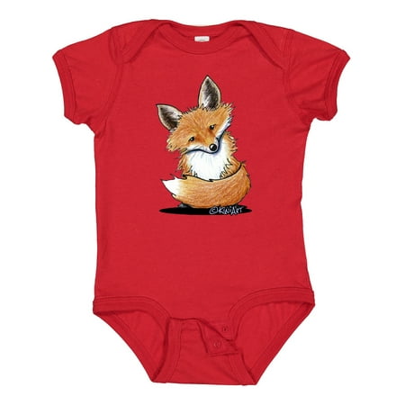 

Inktastic KiniArt Fox Gift Baby Boy or Baby Girl Bodysuit