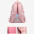 thumbnail image 6 of Plaid Patchwork Backpack With Pendant, Nylon Laptop Daypack For Travel Commute, Lightweight Casual School Bag With Multi Pockets, Black 30x42x23cm (Multicolor, 42*30*23CM), 6 of 8