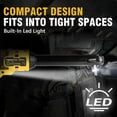 thumbnail image 2 of 3/8" Extended Cordless Ratchet Wrench For Dewalt 20V Series Batteries - 250 RPM, 88 N.m Torque, Built-in LED Light, 6-inch Extended Long Neck, High-Performance Electric Power Ratchet, 2 of 15