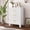 3-D White, variant on Erosoei Modern Metal Nightstand 2 Drawer Dresser for Bedroom