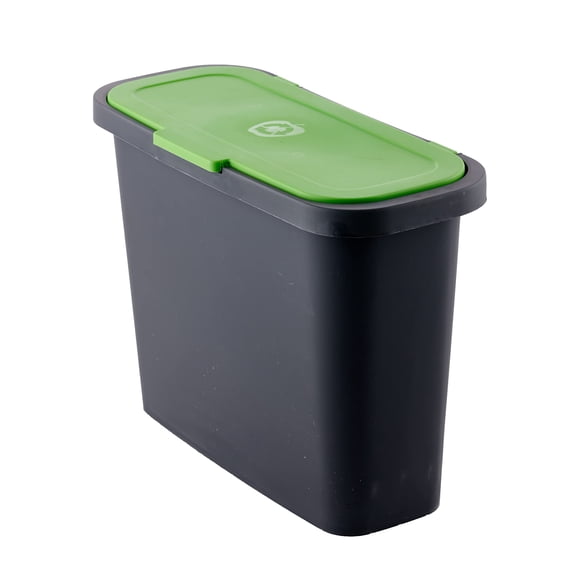 Cubo de abono RSI Maze, grande, 9 L, con tapa