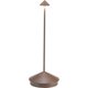 thumbnail image 1 of ZafferanoPinaPro-AluminiumdimbarLED-bordslampa,IP54-skydd,inomhus-/utomhusanvändning,Pluggladdningsbas,H29cm,EU-kontakt-Corten-WELLNGS, 1 of 2