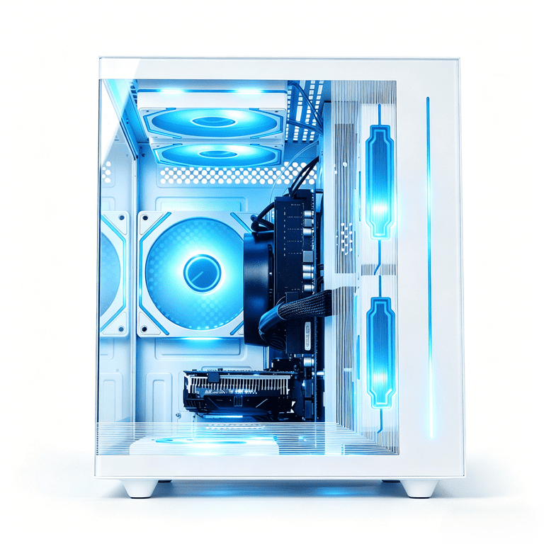 WIWB Gaming Desktop PC, Ryzen 5 3500X, RX560 4G, 16GB RAM, 512GB