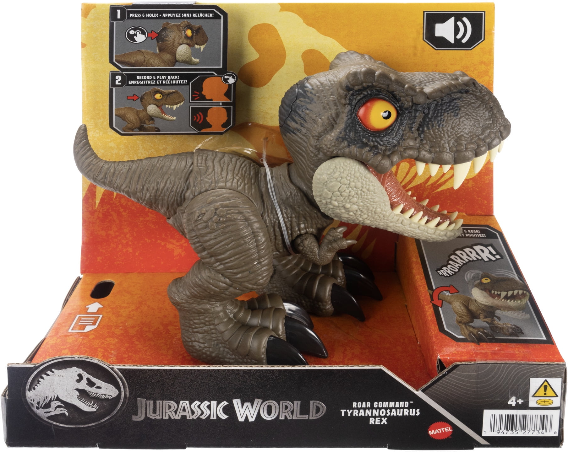 Jurassic World Roar Command Tyrannosaurus Rex
