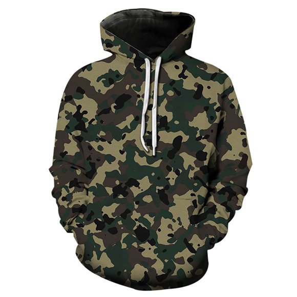 Unisex Couple Hoodie Novelty 3D Printed Hoodie Long Sleeve Sweatshirt For Men And Women With Large Pockets
