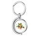 thumbnail image 1 of Polypedatid ranas verdes Rotating keychain Metal Keyring Holder, 1 of 2