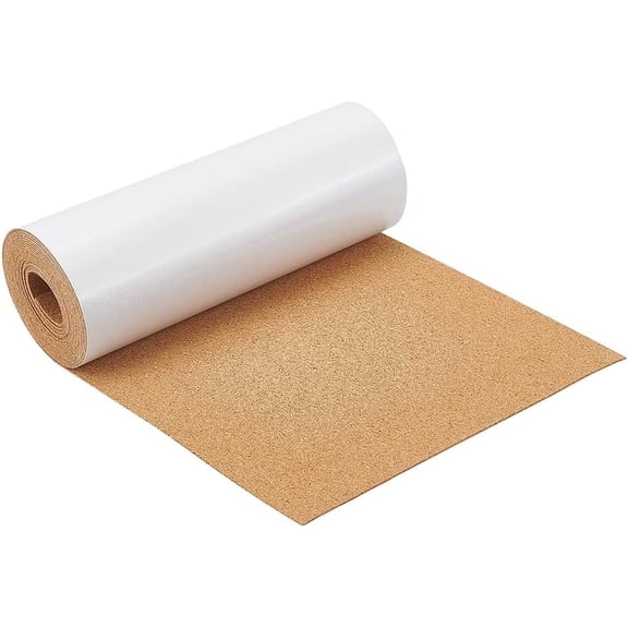 98.4x7.8inches Self-Adhesive Cork Sheet Roll 1mm Thick Cork Board