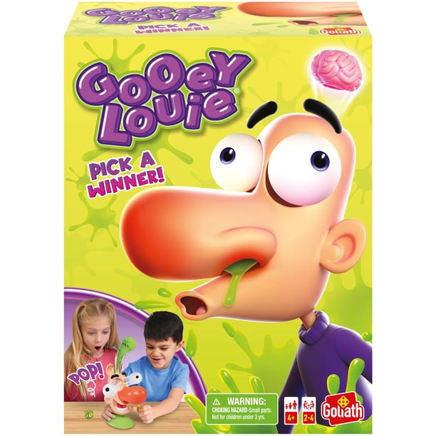 Juego Goliath Gooey Louie saca Gooey de la nariz de Louie