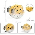 thumbnail image 5 of Ksopiavobs Realistic Pufferfish Figurine Plastic Wild Pufferfish Figurine Model for Collection Science Educational Prop, 5 of 5