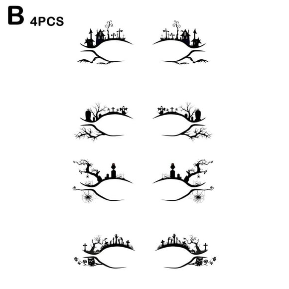 Halloween Party Cosmetic Eyeliner Sticker Eye Makeup Temporary Tattoos