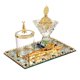 thumbnail image 3 of Juego de quemadores de incienso árabe, adorno de mesa con tarro de almacenamiento de incienso, bandeja de tocador, pinzas, soporte de incienso para, 3 of 9