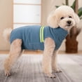 thumbnail image 4 of Dog Fleece Vest,Winter Warm Jacket Sweater with D-Ring,Cold Weather Coat for Small Medium Dogs Cats Dark Blue L, 4 of 5