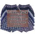 thumbnail image 2 of ToBeInStyle Boys' Pack of 3 Tartan Patterned Boxer Shorts - Small, 2 of 7