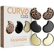 CURVD Cliq™ Earplug Covers – Interchangeable, Swappable, and Stylish Replacement Covers for CURVD Cliq™ Earplugs, Effortless Design Changes, Personalization & Customization at Your Fingertips