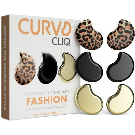 CURVD Cliq™ Earplug Covers – Interchangeable, Swappable, and Stylish Replacement Covers for CURVD Cliq™ Earplugs, Effortless Design Changes, Personalization & Customization at Your Fingertips