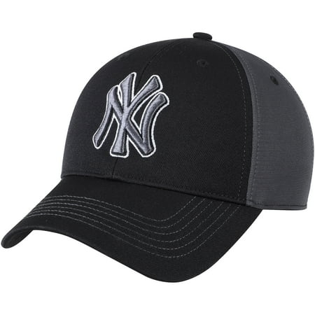- New York Yankees Fan Favorite Blackball Adjustable Hat - Black/Charcoal - OSFA