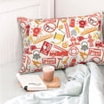 thumbnail image 4 of Salouo Firefighter Icons Pattern Pillow Cases,1PC Pillow Covers with Envelope Closure Decorative Pillow Case for Bed Couch,Pillows Not Included-, 4 of 6