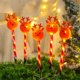 thumbnail image 5 of Christmas Father Christmas Snowman Candy Ground Plug Lights Outdoor Patio Decoration Christmas Solar Colourful Lights String, 5 of 6