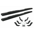 thumbnail image 1 of Go Rhino Nerf Bar 105404580T 1000 Series; With Step Pads; 5 Inch Oval Straight; Textured Powder Coat; Black; Steel; With Welded-Look Replaceable End Caps; Rocker Panel Mount, 1 of 2