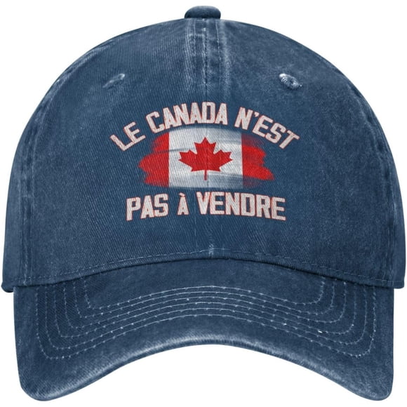 Le Canada N'est Pas à Vendre Hat Le Canada N'est Pas à Vendre Great Canada Pride Cowboy Trucker Hat Baseball Cap