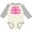 Natural and Heather, variant on Inktastic Great Grandpa's Girl Granddaughter gift Girls Long Sleeve Baby Bodysuit