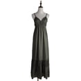 thumbnail image 2 of Summer Adjustable Spaghetti Strap Sleeveless Long Lace Boho Beach Maxi Dress For Women, 2 of 5