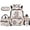 Horse Bow, variant on KUIFORTI US Flag Bow School Bag and Lunch Bag Kid Backpack Set 4 piece Boys Bookbag Pencil Bags Water Bottle Sleeve Durable for Elementary Primary Middle School Students