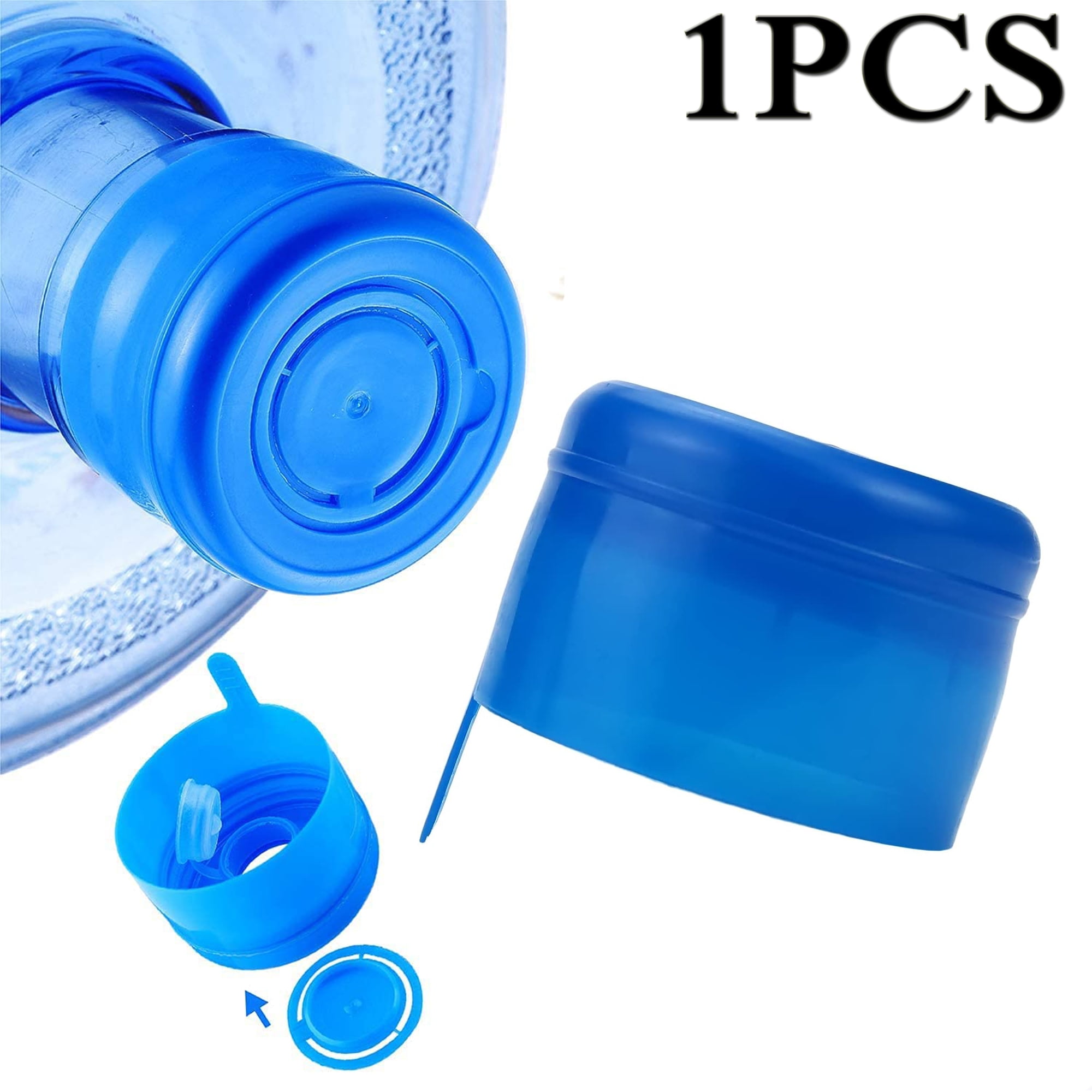 5Pcs reusable water bottle snap on cap replacement for 55mm 3-5 gallon water'TPI 