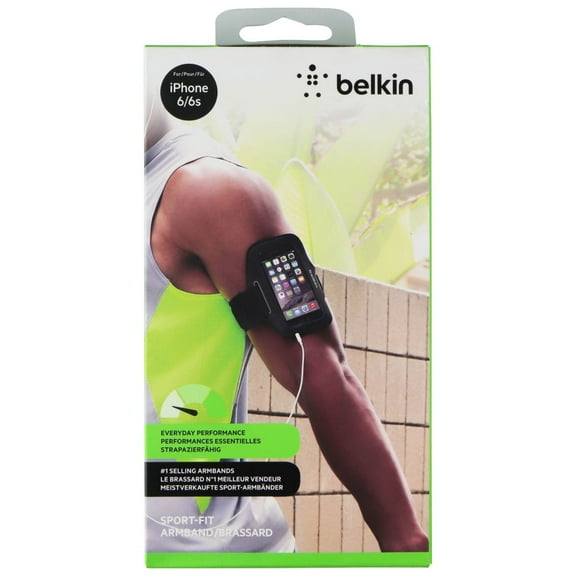 Belkin Sport-Fit Armband for Apple iPhone 6/6S - Black