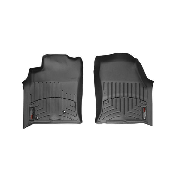 WeatherTech Custom Fit FloorLiners compatible with 2003-2009 Lexus GX - 1st Row (Driver & Passenger), Black