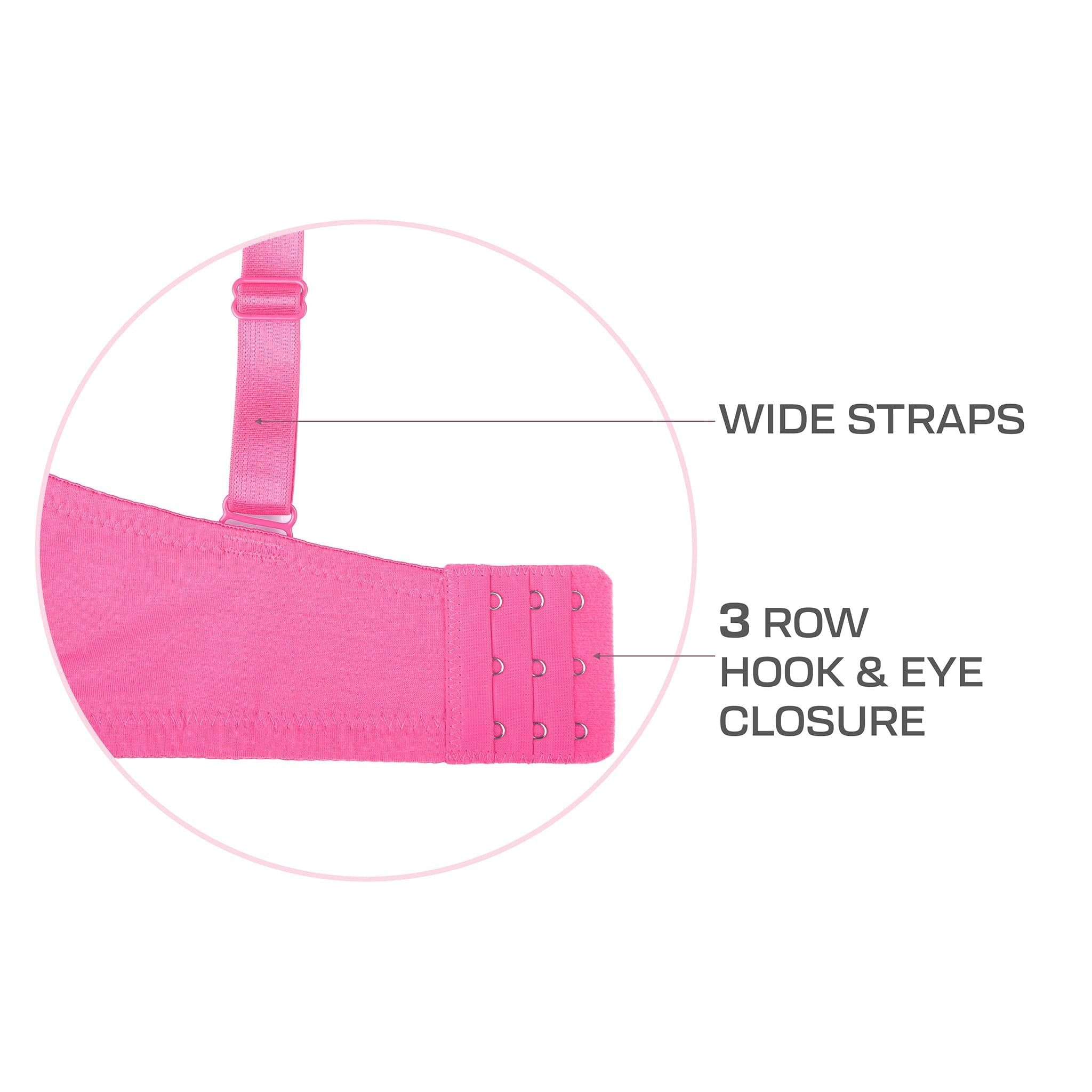 Women's Basic Plain Bras, Pack of 6 - 4307P6, 38C