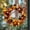 Size 4inch, variant on Autumn Leaf Acorn Wreath Acrylic Suncatcher, Faux Stained Glass Fall Window Hanging, Harvest Maple Pinecone Decor Gift For Thanksgiving