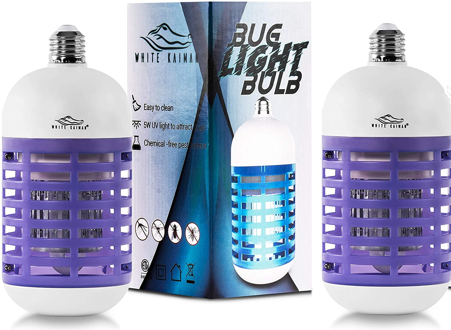 White kaiman clearance bug zapper