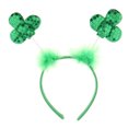 thumbnail image 3 of Diadema Irlandesa del Trébol Sunnimix Verde para Fiesta de San Patricio, 3 of 6