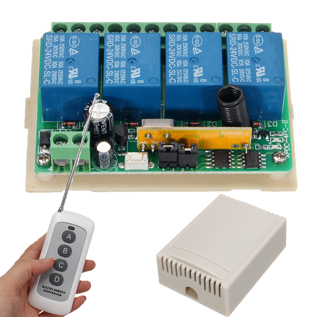 DC 24V 10A Wireless Linear Actuator Remote Control Motor Switch