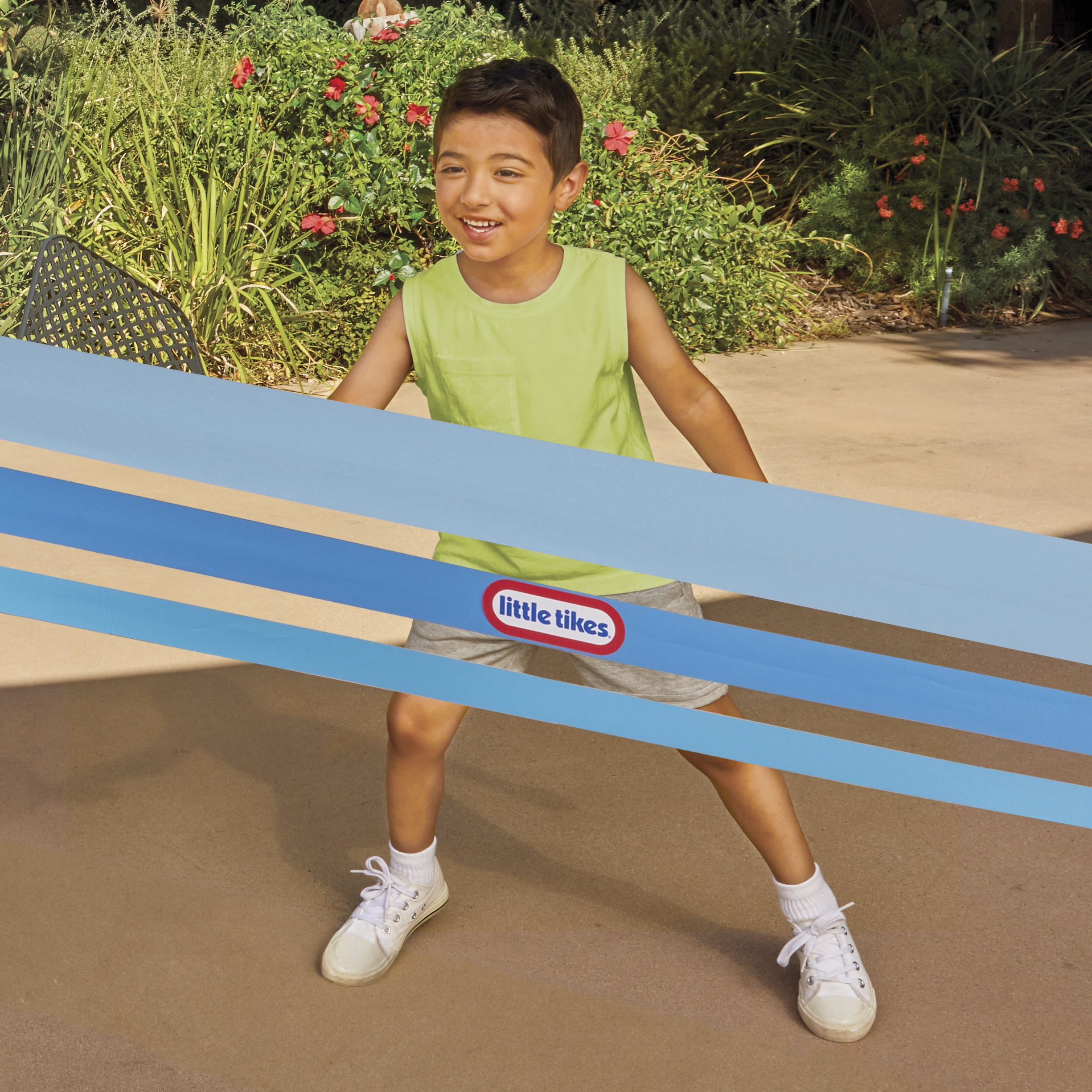 Little Tikes TotSports Pickleball Set, Includes 2 Paddles, 2 Balls, & Net, Ages 3+, Blue