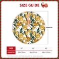 thumbnail image 3 of Daiia Yellow Tulips Drawing Merry Christmas Tree Skirt , Xmas Large Lace-up Tree Skirt, Santa Snowflakes Rustic Home Decorations New Year Party Farmhouse Decor-30", 3 of 7