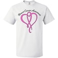 thumbnail image 3 of Inktastic Breast Cancer Awareness with Pink Ribbon Heart T-Shirt, 3 of 5