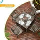 thumbnail image 3 of Mesa De Plastico 75x75 Cm Desmontable Cuadrada BARU cafe 6.49 pulg Pido Todo MSA1-BRU, 3 of 8