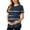 Navy-2, variant on Gytharion Maternity Nursing Blouse for Women Round Neck Stripes Breastfeeding Tshirts Fashion Casual Short Sleeve Pregnancy Tops