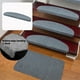 thumbnail image 1 of Adhesivos curvos plegables para escalones, tapetes antideslizantes autoadhesivos sin pegamento, poliéster gris caqui marrón, resistentes a la suciedad y lavables para una fácil limpieza,, 1 of 6