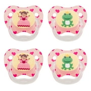 Dr. Brown's PreVent Classic Pacifier, Stage 3 (12m+), Explore Pink, 4 Count