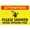 Warning Sign 4, variant on Attention Enter At Your Own Risk School Grounds Aluminum Tin Warning Sign 8"x12" - For Home Outdoor Garden, School Grounds Risk Sign
