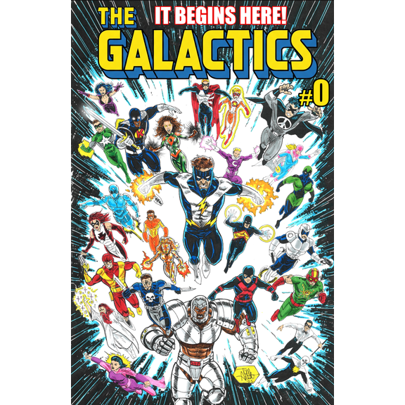 Galactics #0 Cover A Tom Aresto Dreamscape Publishing Comic Book