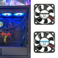 thumbnail image 4 of 5010 Computer Cooling Fan 50mm Low Noise Design ABS High Airflows 5/12/24V for Printers and Server Racks, 4 of 8
