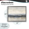 thumbnail image 4 of Stupell Industries Contemporary Misty Muted Horizon Gray Floating Frame Canvas Art, 31 x 25, by Riley B, 4 of 8