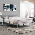 thumbnail image 2 of Modway Alina Powder Coated Sturdy Steel Queen Platform Bed Frame in Gray, 2 of 5