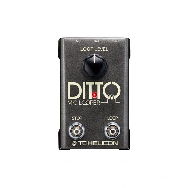 Pedal para Micrófono TC Electronic Ditto Mic Looper TC Helicon PEDAL PARA MICROFONO TC ELECTRONIC DITTO MIC LOOPER VATCEDITMICLOP